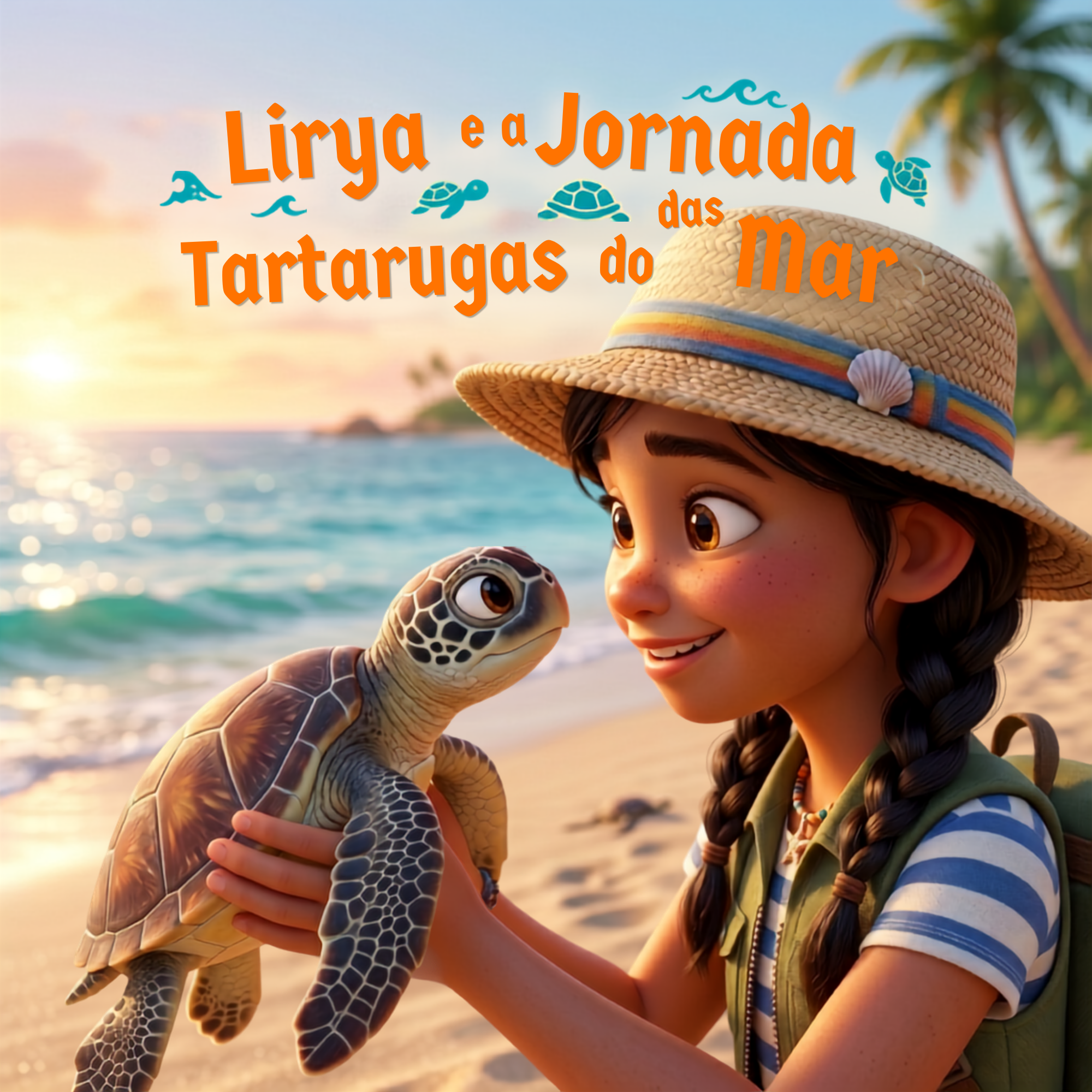 Capa: Lirya e a Jornada das Tartarugas do Mar